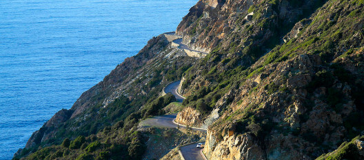 Corsica, north west D80 road