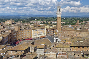 The medieval center of Siena