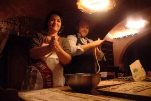Elisa's delicious kitchen at Il Molinello
