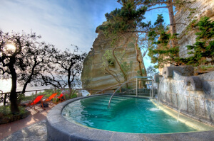 Soak in hot springs on the authentic island of Ischia