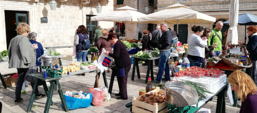 A market in Split