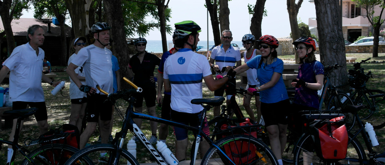 Guided bike tour