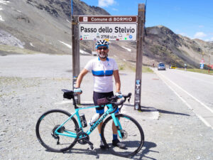 On the top of Stelvio pass